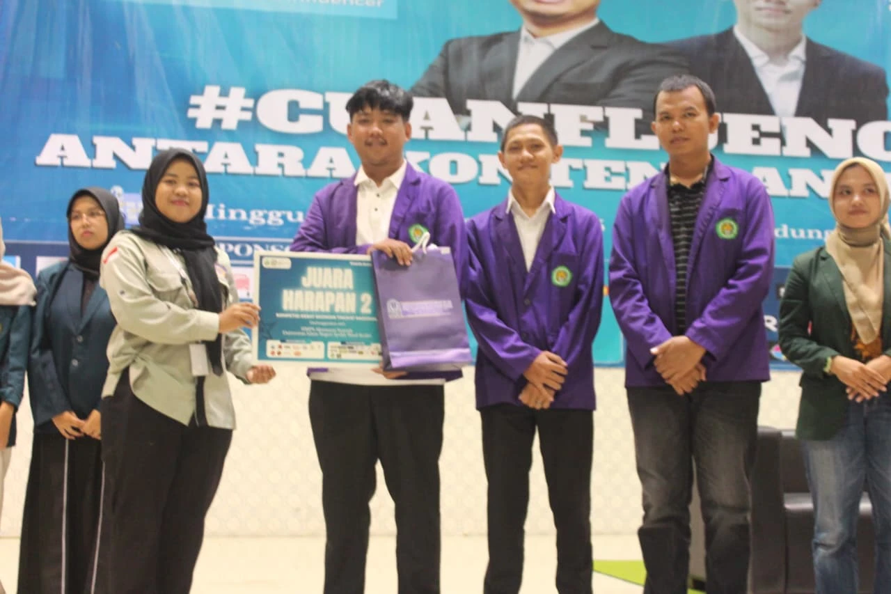 Mahasiswa Unikarta Raih Juara Harapan 2 Lomba Debat Ekonomi Nasional di UIN Syekh Wasil Kediri
